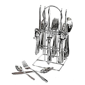 Sztućce Hoffner Hf 3277 zestaw wieszak +widelce+łyżki Wybór