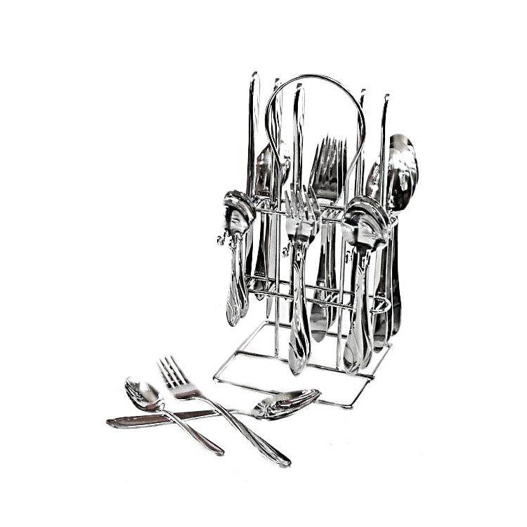 Sztućce Hoffner Hf 3277 zestaw wieszak +widelce+łyżki Wybór