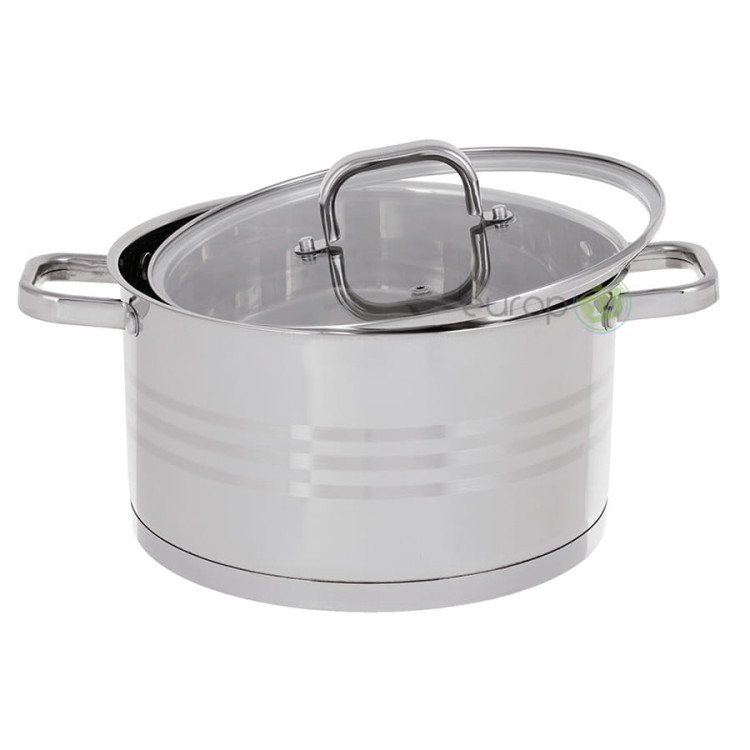 Garnki stalowe Hoffner Elegance HF 9936 12 częsciowy zestaw garnków Garnek Indukcja Garnki stalowe Hoffner Elegance HF 9936 12 częsciowy zestaw garnków Garnek Indukcja