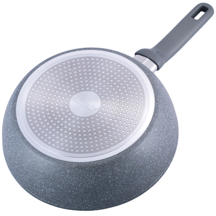 Patelnia głęboka z powłoką granitowa duża 26 cm WOK indukcja KM 4293GR Kamille Patelnia głęboka z powłoką granitowa duża 26 cm WOK indukcja KM 4293GR Kamille