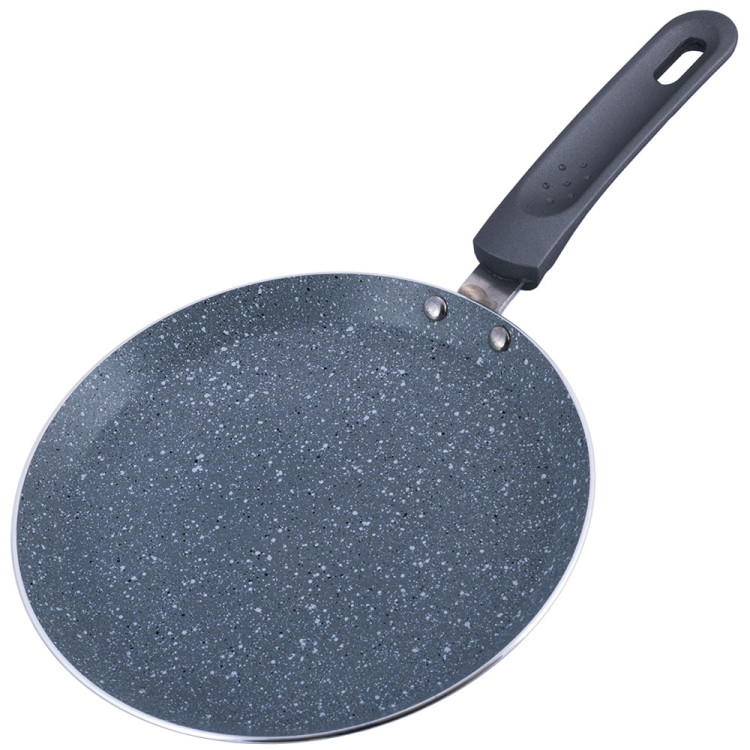 Patelnia do naleśników granitowa 22 cm szara na indukcje KM 4205GR Kamille Patelnia do naleśników granitowa 22 cm szara na indukcje KM 4205GR Kamille