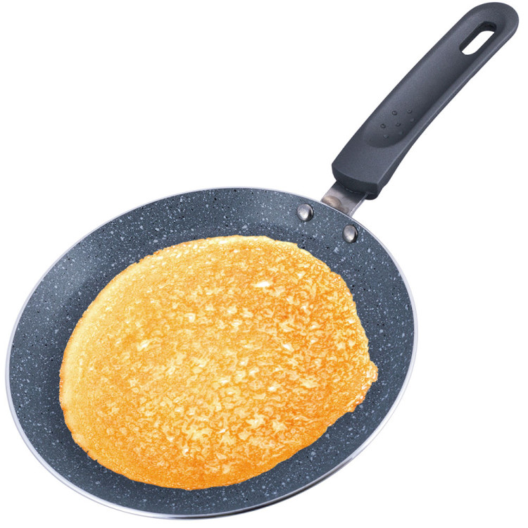 Patelnia do naleśników granitowa 22 cm szara na indukcje KM 4205GR Kamille
