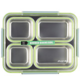 Pojemnik obiadowy z pokrywką 1800ml do przechowywania żywności zielony lunchbox KM 2147 Kamille