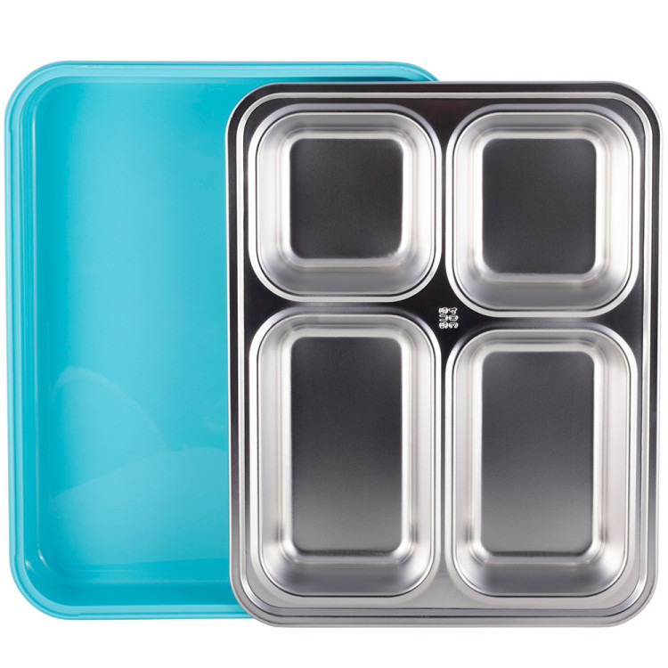 Pojemnik obiadowy z pokrywką 1800ml do przechowywania żywności niebieski lunchbox KM 2147 Kamille Pojemnik obiadowy z pokrywką 1800ml do przechowywania żywności niebieski lunchbox KM 2147 Kamille