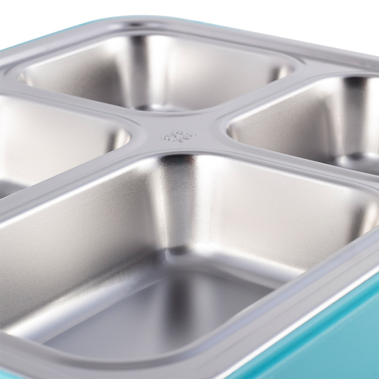 Pojemnik obiadowy z pokrywką 1800ml do przechowywania żywności niebieski lunchbox KM 2147 Kamille Pojemnik obiadowy z pokrywką 1800ml do przechowywania żywności niebieski lunchbox KM 2147 Kamille