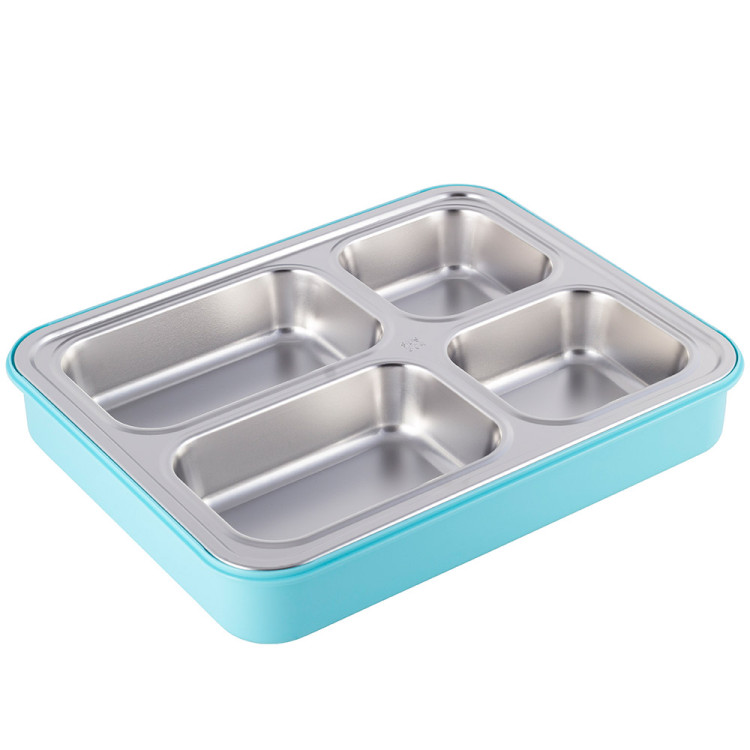 Pojemnik obiadowy z pokrywką 1800ml do przechowywania żywności niebieski lunchbox KM 2147 Kamille Pojemnik obiadowy z pokrywką 1800ml do przechowywania żywności niebieski lunchbox KM 2147 Kamille