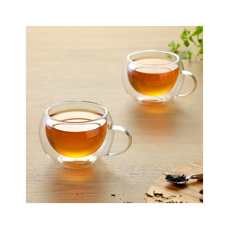 Szklanki termiczne RENZA do kawy 300 ml latte komplet 2 szt szklanek Szklanki termiczne RENZA do kawy 300 ml latte komplet 2 szt szklanek