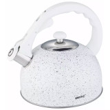 Czajnik z gwizdkiem Kinghoff KH 1407 tradycyjny indukcyjny biały