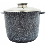 Garnek marmurowy z pokrywką duży szary 10 L indukcja EH 7011 Elitehoff