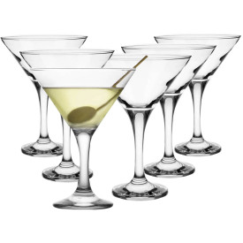 Kieliszki na nóżce do martini Glasmark kieliszki koktajlowe 150 ml zestaw 6 sztuk
