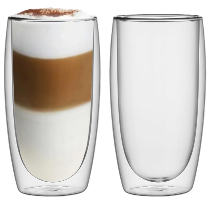Szklanki termiczne 400 ml wysokie komplet 6 szt MGHOME FIORINO Szklanki termiczne 400 ml wysokie komplet 6 szt MGHOME FIORINO