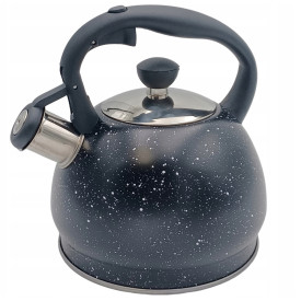 Czajnik z gwizdkiem Krisberg KR 2599 tradycyjny indukcyjny szary galaxy