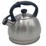 Czajnik z gwizdkiem Krisberg KR 2600 tradycyjny 2 litry indukcyjny srebrny