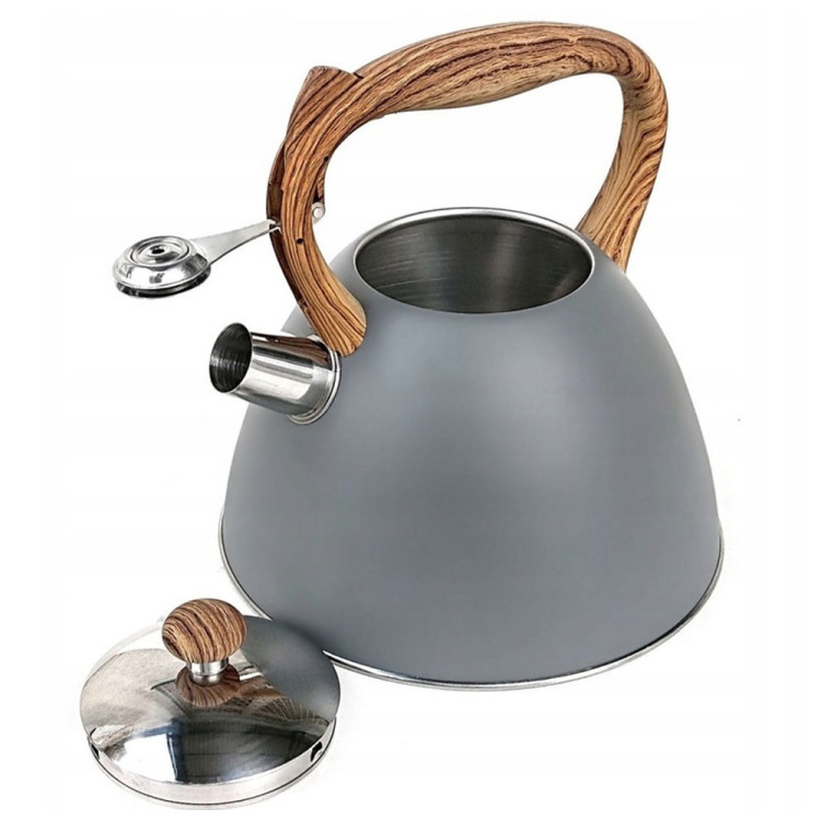 Czajnik z gwizdkiem Krisberg KR 7592 tradycyjny indukcyjny szary Czajnik z gwizdkiem Krisberg KR 7592 tradycyjny indukcyjny szary