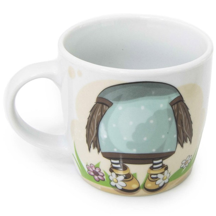 Porcelana obiadowa dziecięca kubek salaterka 2 EL wzór sowa komplet Porcelana obiadowa dziecięca kubek salaterka 2 EL wzór sowa komplet