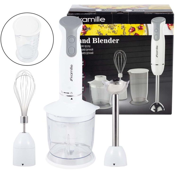 Blender wielofunkcyjny 400W rozdrabniacz biały robot mikser KM 6746 Kamille