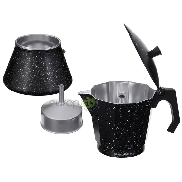 Kawiarka indukcyjna 600 ml Klausberg KB 7161 włoska kafetiera 12 ZAPARZACZ do kawy Kawiarka indukcyjna 600 ml Klausberg KB 7161 włoska kafetiera 12 ZAPARZACZ do kawy