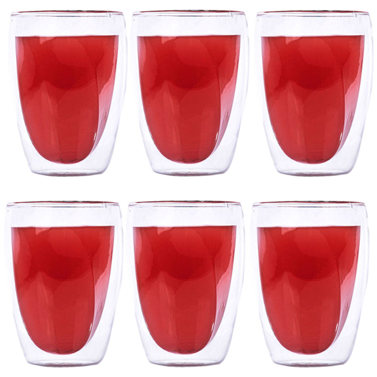 Szklanki termiczne 280 ml Renza Origami komplet 6 szt MG Home