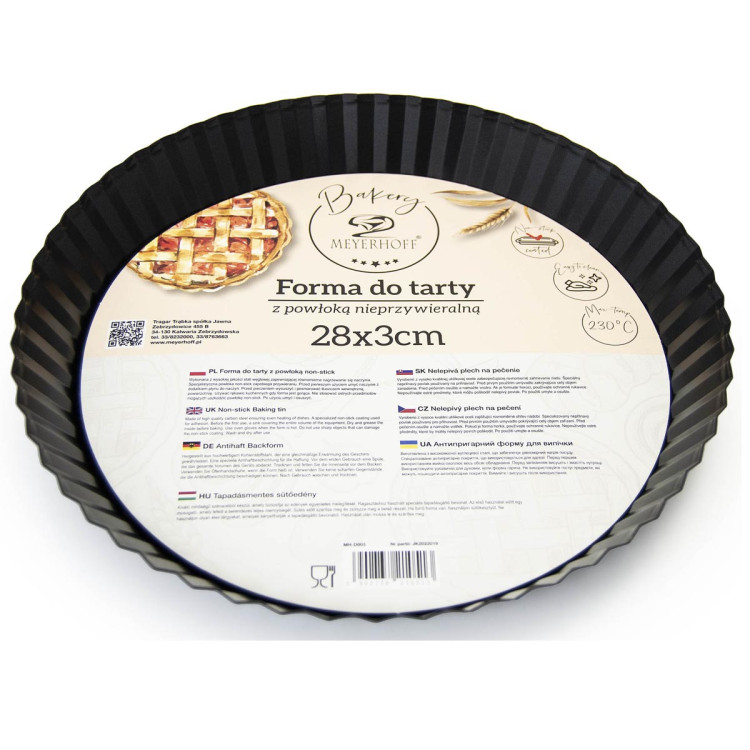 Blacha do tarty 28x3 cm z powłoką nieprzywierającą Meyerhoff 38068
