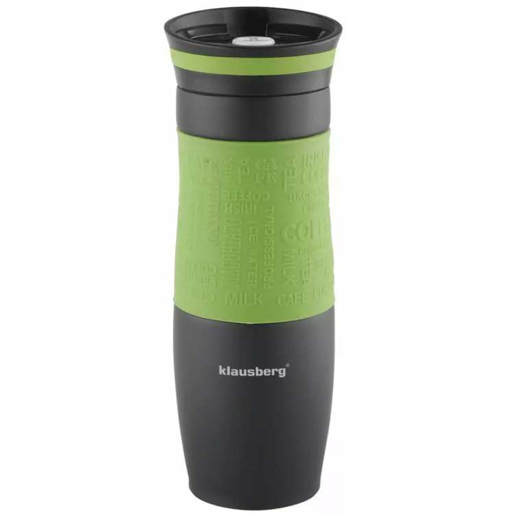 Kubek termiczny 500 ml termos stalowy zielony KB 7102 Klausberg