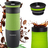 Kubek termiczny 500 ml termos stalowy zielony KB 7102 Klausberg