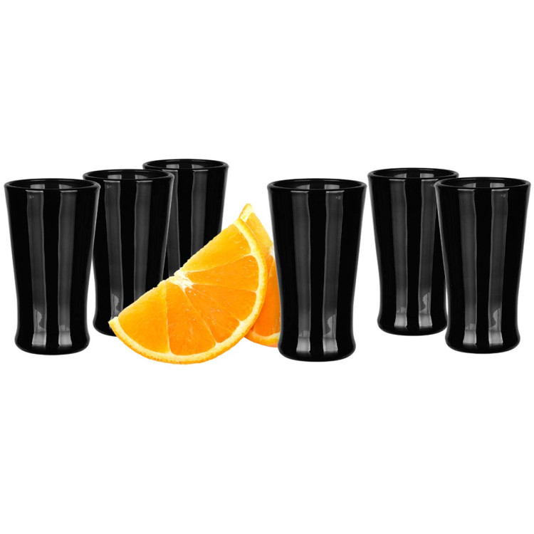 Kieliszki do wódki 25 ml Glasmark X komplet 6 sztuk czarne