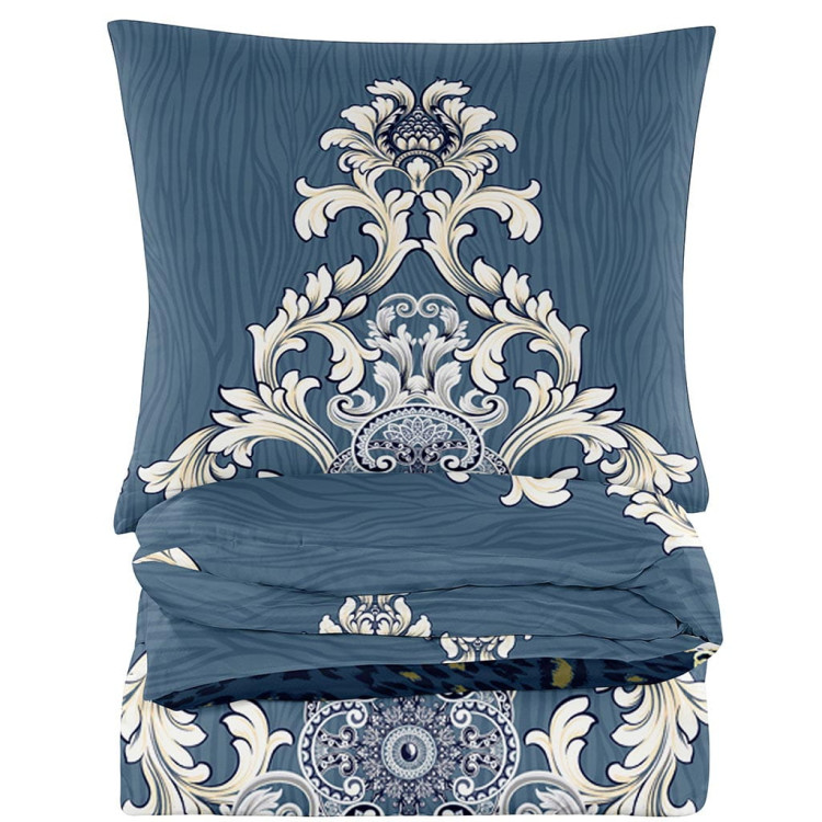Pościel 200x220 bawełna satynowa 3D Cotton World gruba 3 części 2336 Pościel 200x220 bawełna satynowa 3D Cotton World gruba 3 części 2336