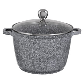 Garnek marmurowy z pokrywką Hoffner HF 7745 6.5 L GAZ INDUKCJA