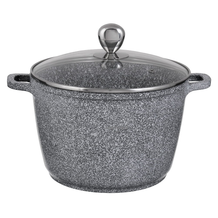 Garnek marmurowy z pokrywką Hoffner HF 7745 6.5 L GAZ INDUKCJA