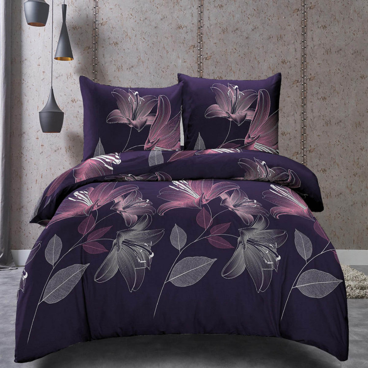 Pościel 160x200 bawełna satynowa Cotton World gruba 3 części 2231