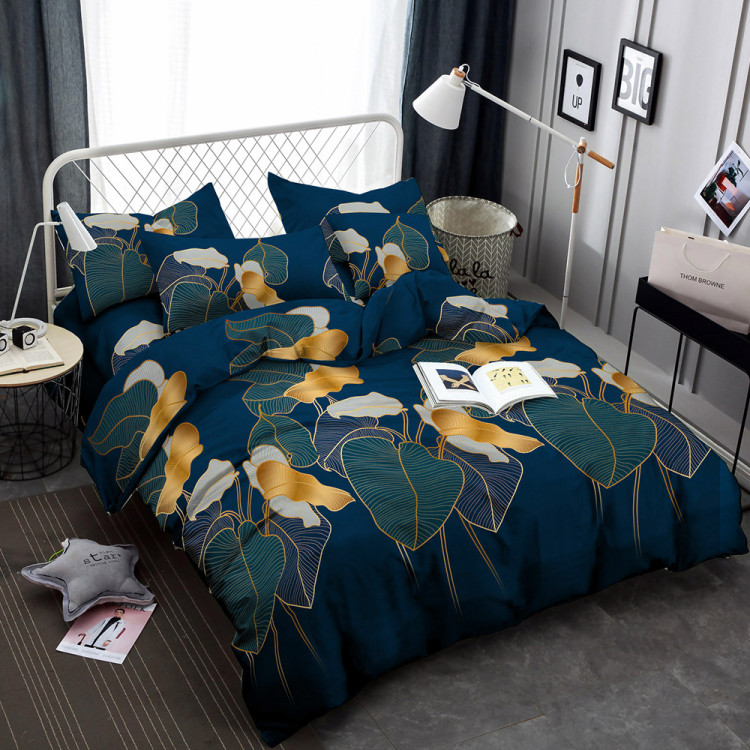 Pościel 140x200 bawełna satynowa 3D Cotton World gruba 2 części 2227