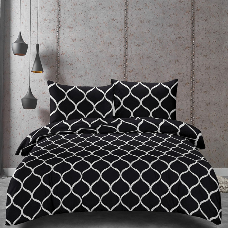 Pościel 140x200 bawełna satynowa 3D Cotton World gruba 2 części 1623