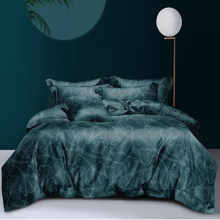 Pościel 200x220 bawełna satynowa 3D Cotton World gruba 3 części 2410