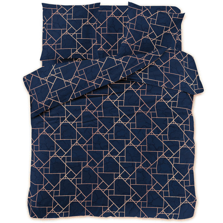 Pościel 160x200 bawełna satynowa 3D Cotton World gruba 3 części 2039