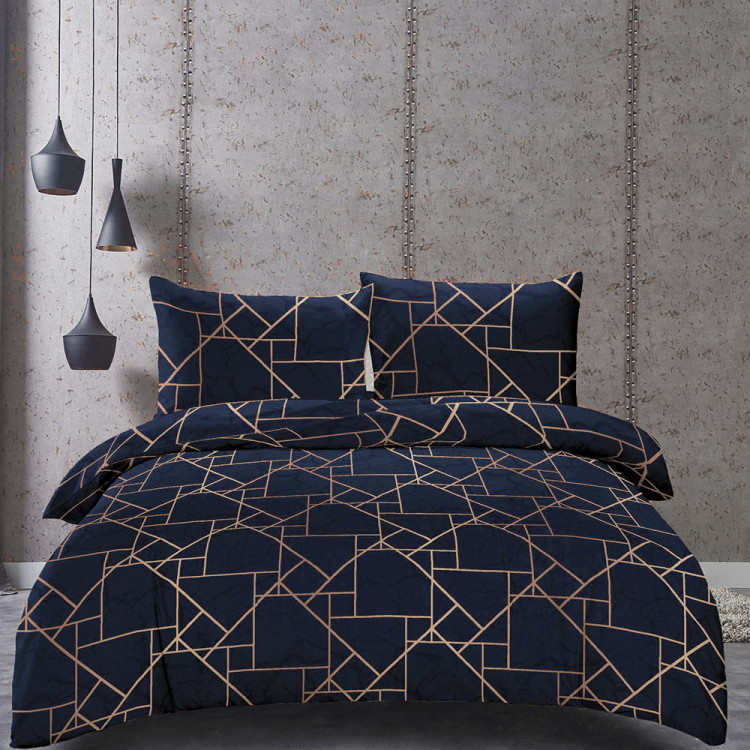 Pościel 160x200 bawełna satynowa 3D Cotton World gruba 3 części 2039