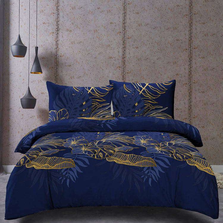 Pościel 160x200 bawełna satynowa 3D Cotton World gruba 3 części 2220