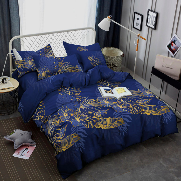 Pościel 160x200 bawełna satynowa 3D Cotton World gruba 3 części 2220