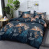 Pościel 160x200 bawełna satynowa 3D Cotton World gruba 3 części 2228 kwiaty