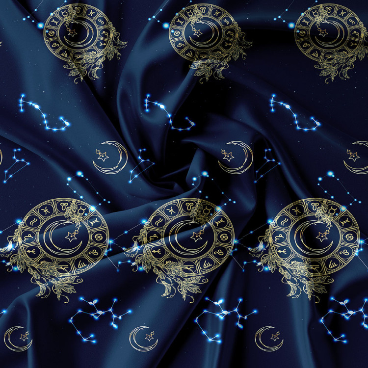 Pościel 200x220 bawełna satynowa 3D Cotton World gruba 3 części 2428 zodiak