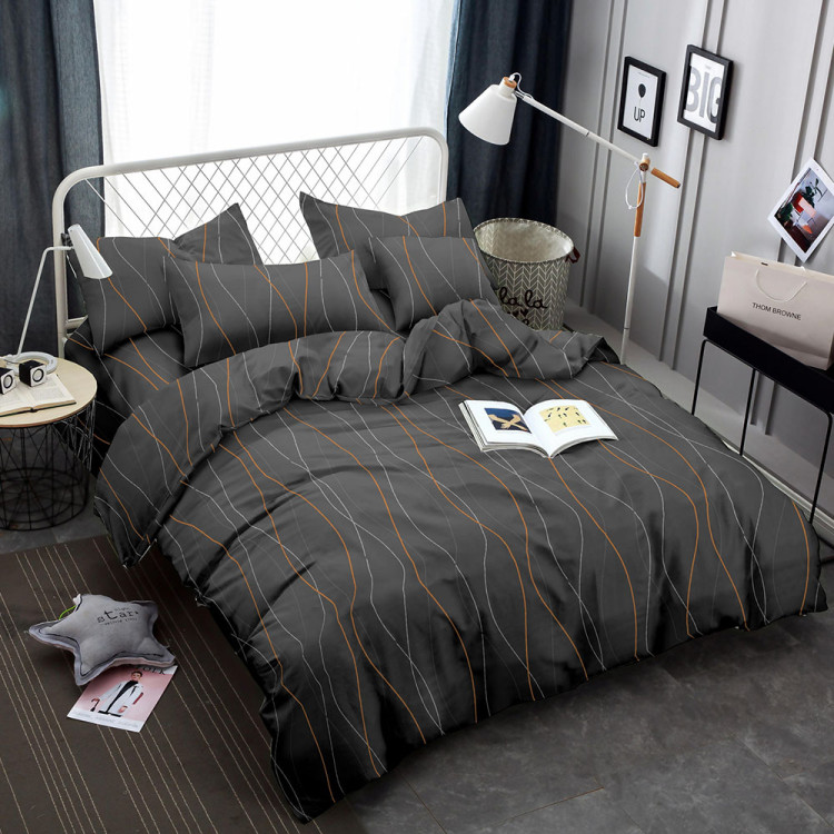 Pościel 200x220 bawełna satynowa 3D Cotton World gruba 3 części 2447