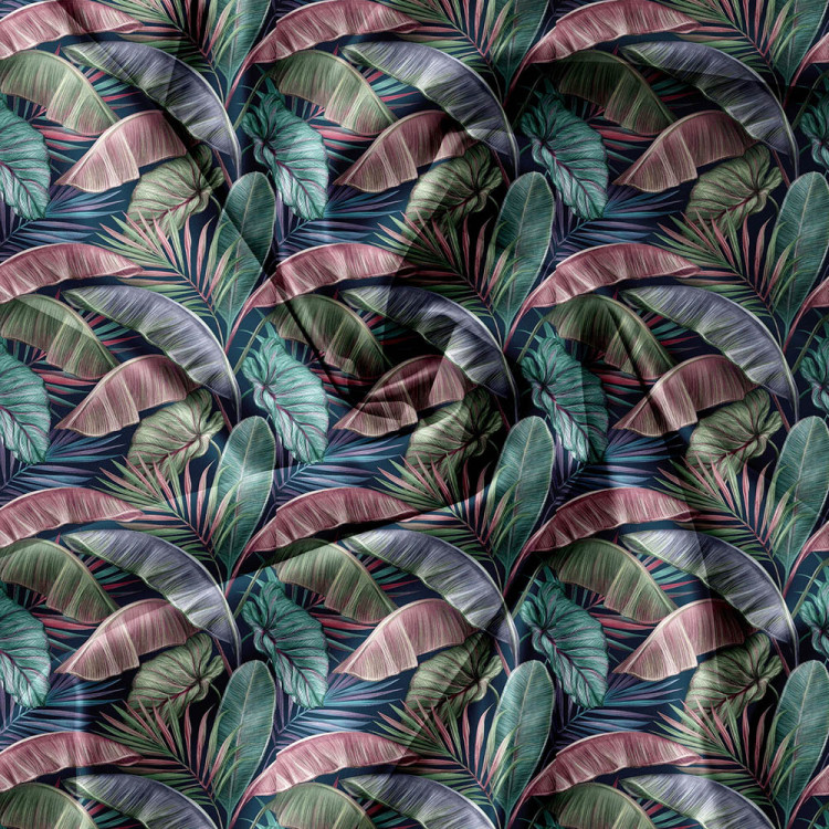 Pościel 140x200 bawełna satynowa 3D Cotton World gruba 2 części 2402 liście