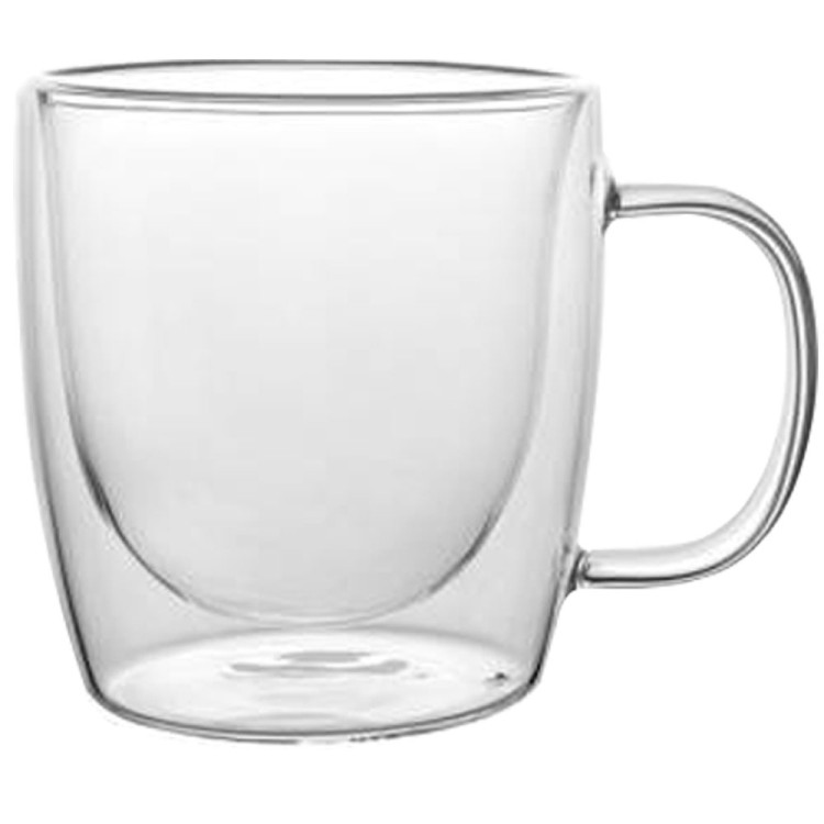 Zestaw 6 szklanek termicznych Florina Malachit 400 ml z uchem