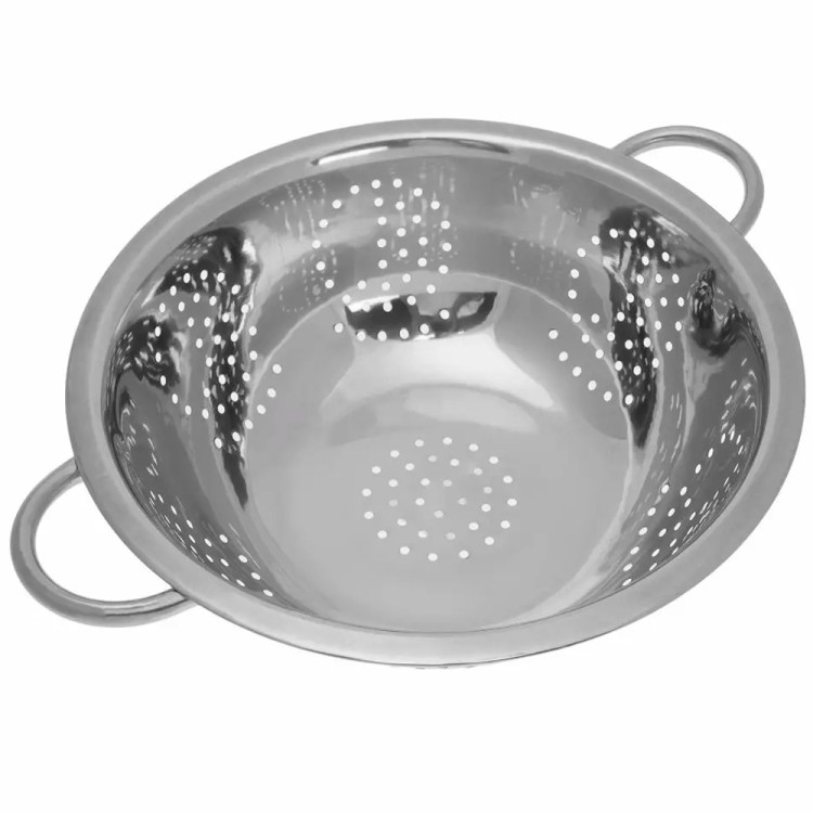 Cedzak nierdzewny 24 cm durszlak stojący MeyerHoff MH-2