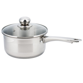 Rondel stalowy Kinghoff KH 4322 1.0 L 18/10 z pokrywką INDUKCJA