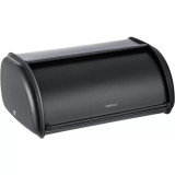 Chlebak metalowy KINGHoff 1723 pojemnik na pieczywo stalowy czarny