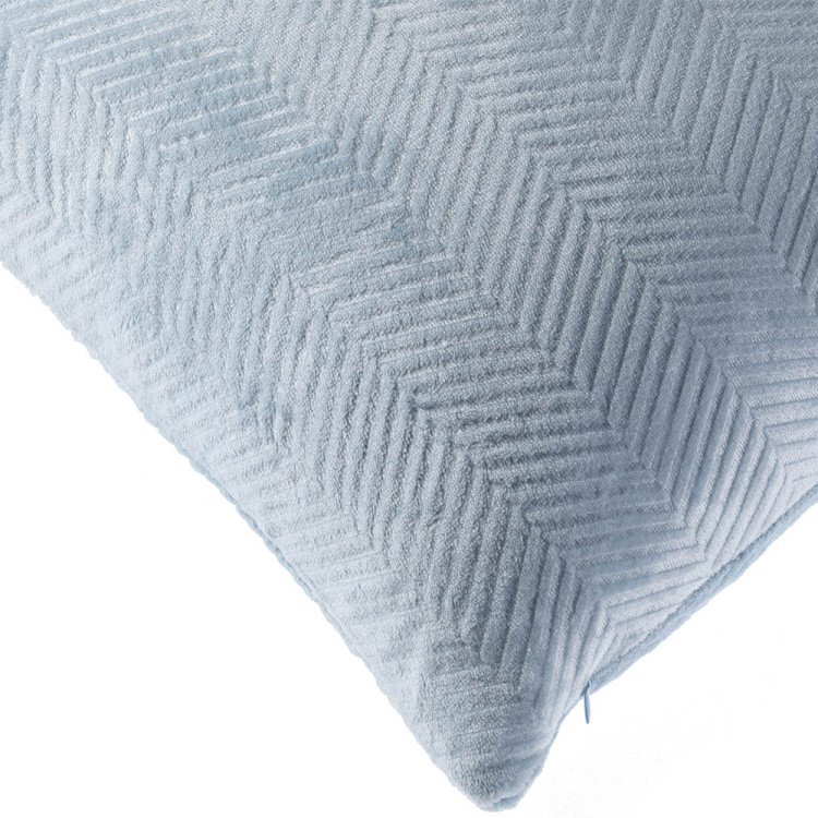 Poszewka 40x40 na poduszkę jaśka Miss Lucy Metallic niebieska dekoracyjna