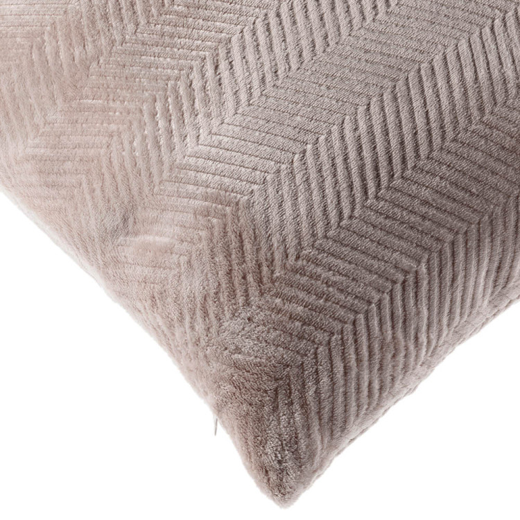 Poszewka 40x40 na poduszkę jaśka Miss Lucy Metallic brązowa dekoracyjna