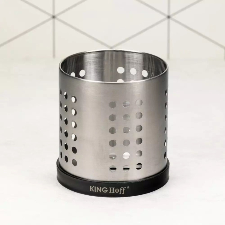 Ociekacz na sztućce metalowy okrągły KINGHoff KH 1744