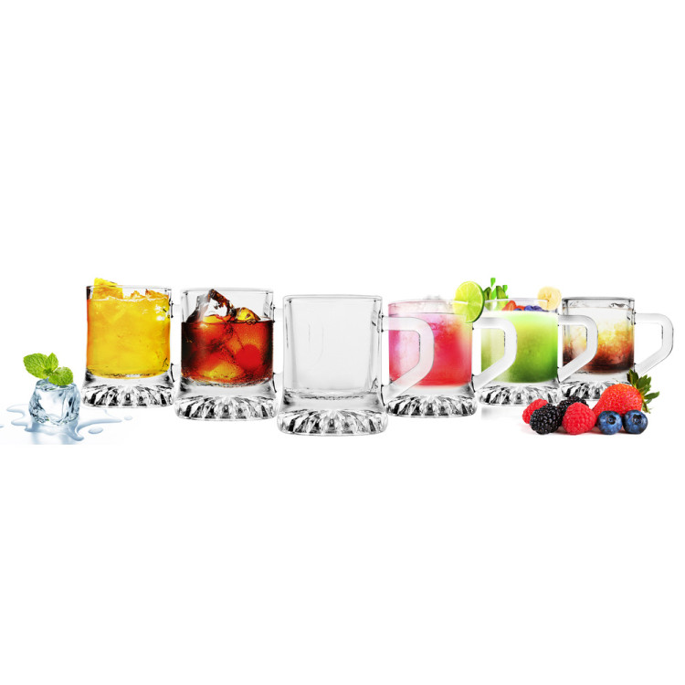 Kieliszki do wódki kufelki 30 ml Glasmark komplet 6 sztuk na imprezę