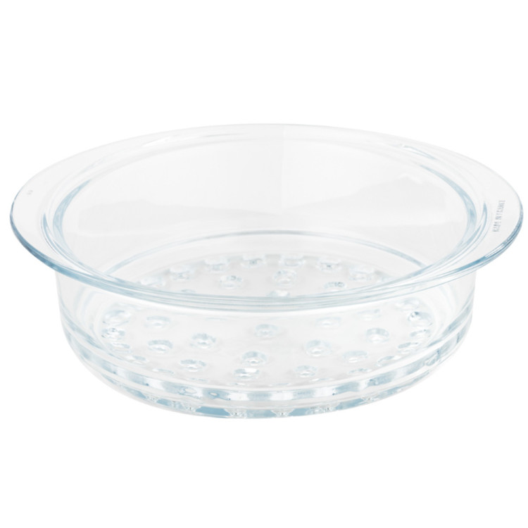 Garnek do gotowania na parze Florina Onyx 20 cm parowar szklany